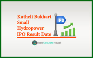 Kutheli Bukhari Small Hydropower IPO Result Date