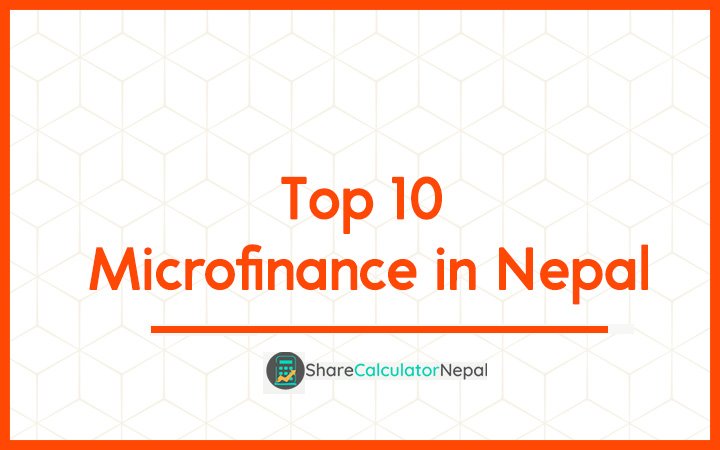Top 10 Microfinance in Nepal
