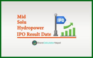 Mid Solu Hydropower IPO Result Date