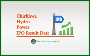 Chirkhwa Hydro Power IPO Result Date
